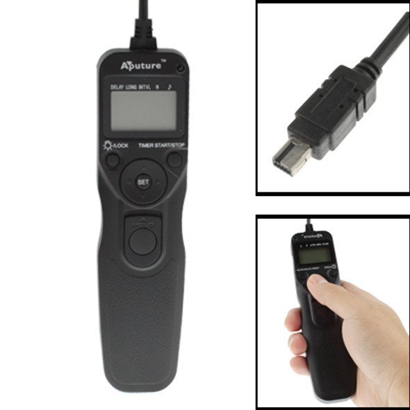 Aputure AP-TR3N LCD Timer Remote Cord for Nikon D5100?D3100, D7000, D5000, D90