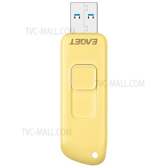 EAGET F66 Cartoon 32G U Disk Portable USB3.0 Flash Drive High-Speed Transmission Painted Memory Stick - Yellow