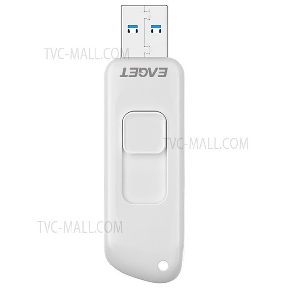 EAGET F66 128G U Disk High-Speed 120MB/S Data Transfer USB3.0 Flash Drive Cartoon Painted Memory Stick - White