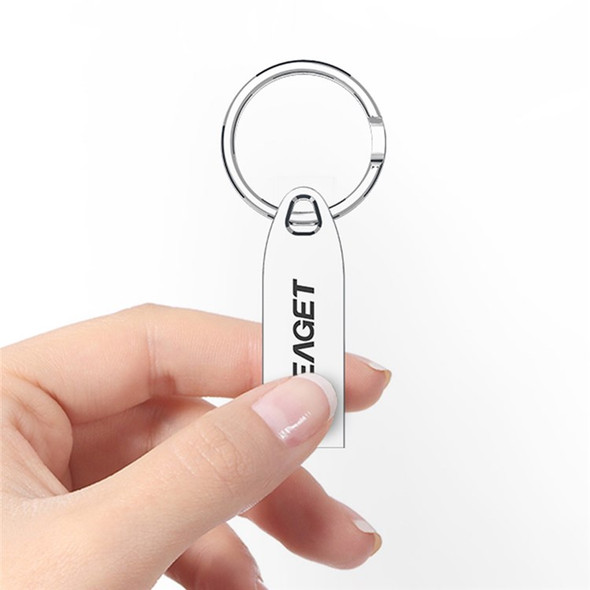 EAGET U3 8G USB Flash Drive Compact Size USB 2.0 Memory Stick with Hanging Ring for Laptop, TV, Car Audio