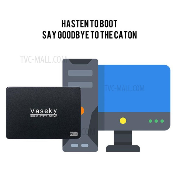 VASEKY 512GB SSD SATA 3.0 6Gbps 2.5-Inch High Speed Internal Solid State Drive Laptop Desktop PC Hard Disk