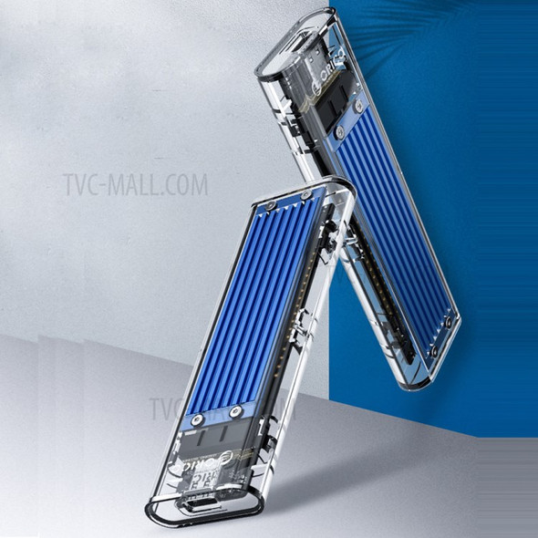 ORICO TCM2-C3 NVME M.2 to Type-C SSD Enclosure M Key Support UASP 2TB JMS578 - Blue