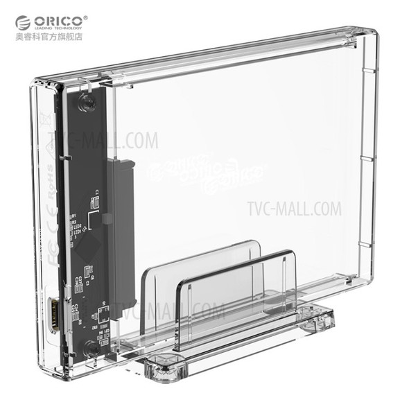 ORICO 2159C3 Transparent Series 2.5 inch 10Gbps Hard Drive Enclosure with Stand for 2.5inch HDD