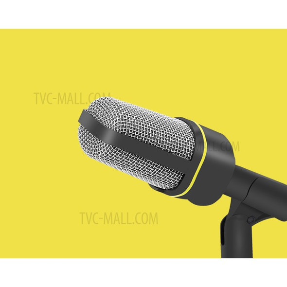 YANMAI SF-920 3.5mm Jack Mini Desktop Microphone with Tripod - Black