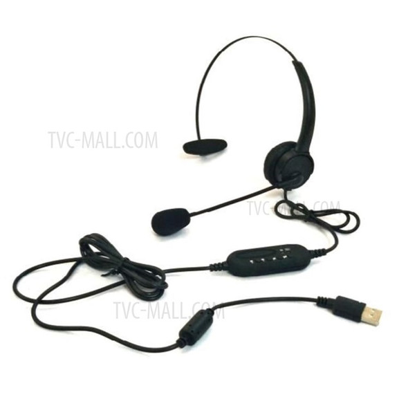 102U Computer Headset USB with Microphone Customer Service Headset