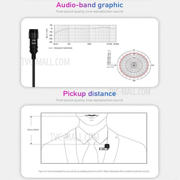 Mini Live Recording Lavalier Microphone Interview 3.5mm Mobile Microphone