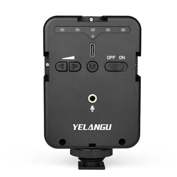 YELANGU LED02 Portable RGB LED Camera Video Light Voice Recorder Mini Rechargeable Photography Lighting