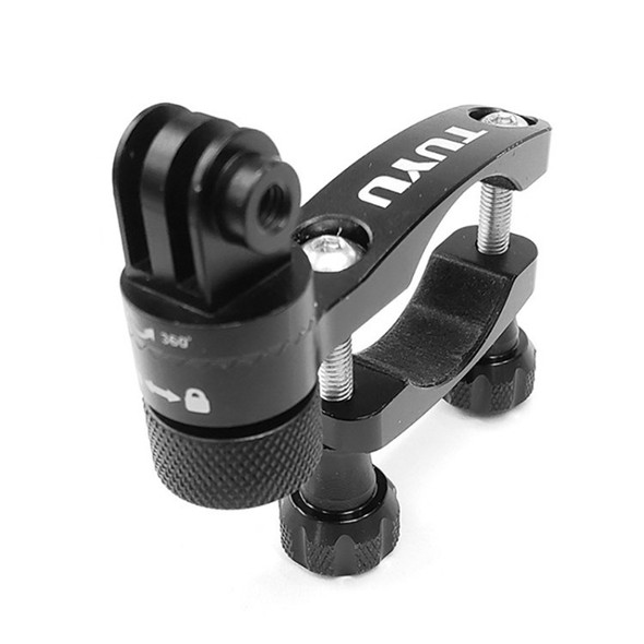 TUYU Bicycle Motorcycle Handlebar Mount Camera Holder for Gopro Hero 10/9/8/7/6/5/4, DJI OSMO Action