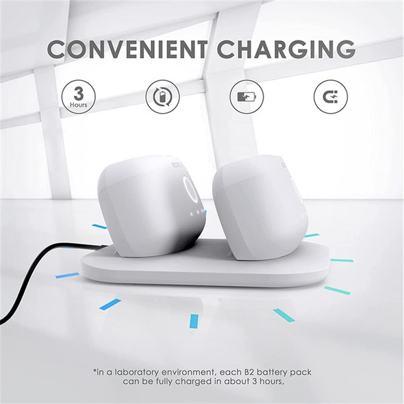 BOBOVR BD2-1 Dual Charging Station for Oculus Quest2 B2 Battery Charger Portable Charging Base with B2 Battery