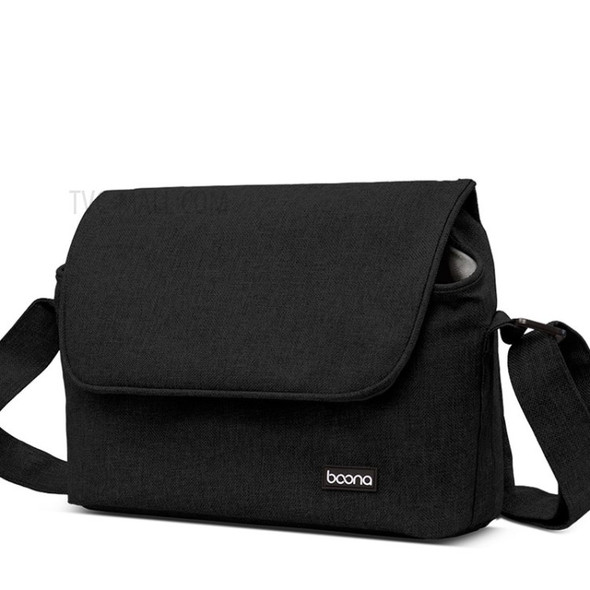 BAONA Shoulder Bag Crossbody Bag Quality Large Digital Camera Bag Case - Black
