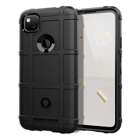 For Google Pixel 4a Full Coverage Shockproof TPU Case(Black)