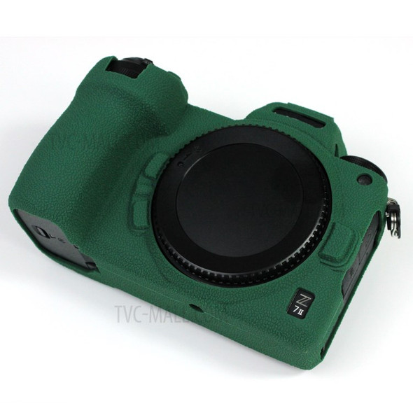 Soft Silicone Case Camera Protective Sleeve Cover for Nikon Z 6II/Z 7II - Blackish Green
