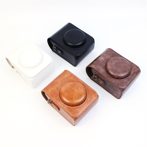 Retro Camera Cover for Sony ZV-1 Multifunction Vertical Style Protective Cover Shoulder Bag Camera Accessories - Brown