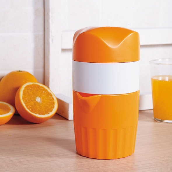 D533 Household ABS Manual Juice Cup Squeezer Fruit Reamers(Orange)