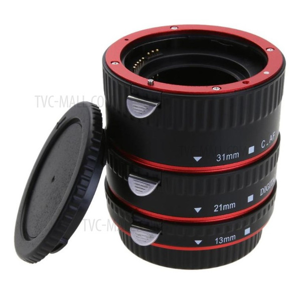 Lens Adapter Mount Auto Focus AF Macro Extension Tube Rings Set for Canon EF-S Lens