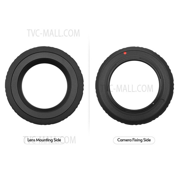 ANDOER Flexible T2-FX Metal Lens Mount Adapter Ring Durable T/T2 Mount Lens Adapter Replacement for Fujifilm X-T1/X-A1/X-E2/X-M1/X-E1/X-Pro1 X-Mount Cameras