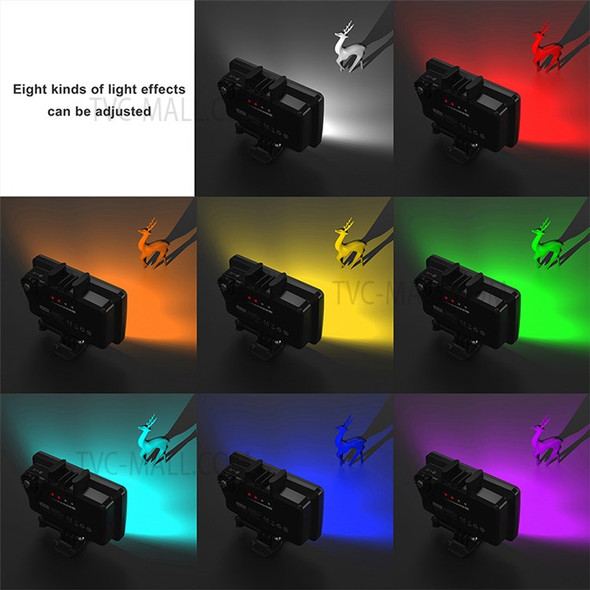 SL-20 Waterproof RGB Fill Light 8 Modes LED Video Light for Diving for GoPro Sargo Xiaoyi