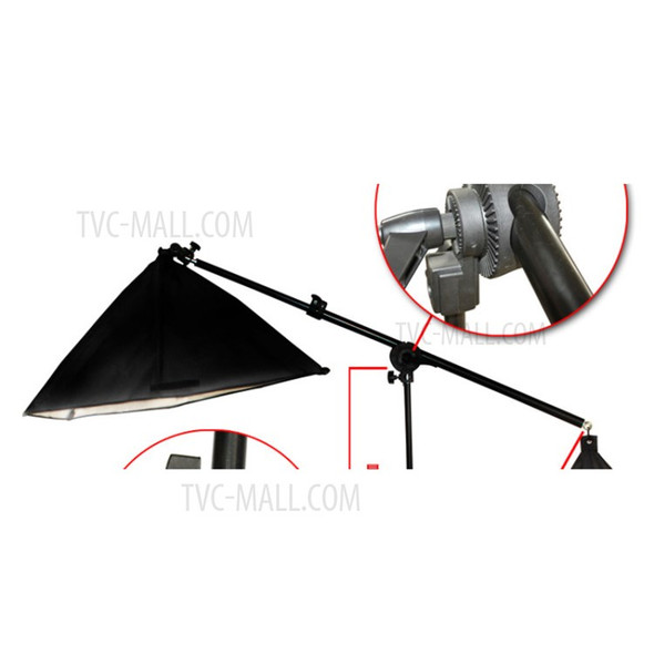 Photo Studio Dome Kit Light Stand Cross Arm with Weight Bag Photo Studio Extension Rod 70-140cm - No Hook