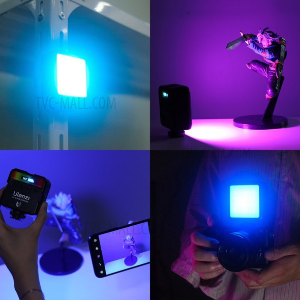 Ulanzi VL49 RGB Pocket LED Video Light Photography Fill Light with Cold Shoe Mounts