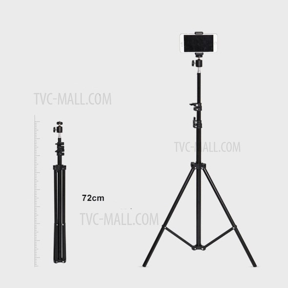 Photography Tripod + Camera Phone Mount Holder 360 Degree Rotation - Black