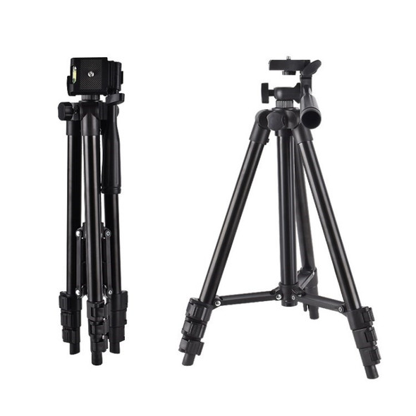 3120 Live Bracket Mobile Phone Holder Camera Tripod for Photography Video Recording - Black