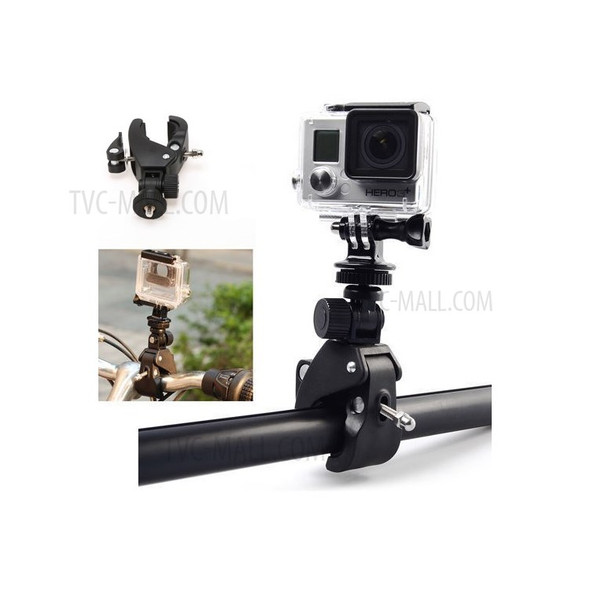 Motorcycle Bicycle Handlebar Mount Clamp for Gopro Hero 3+ 3 2 1 Camera