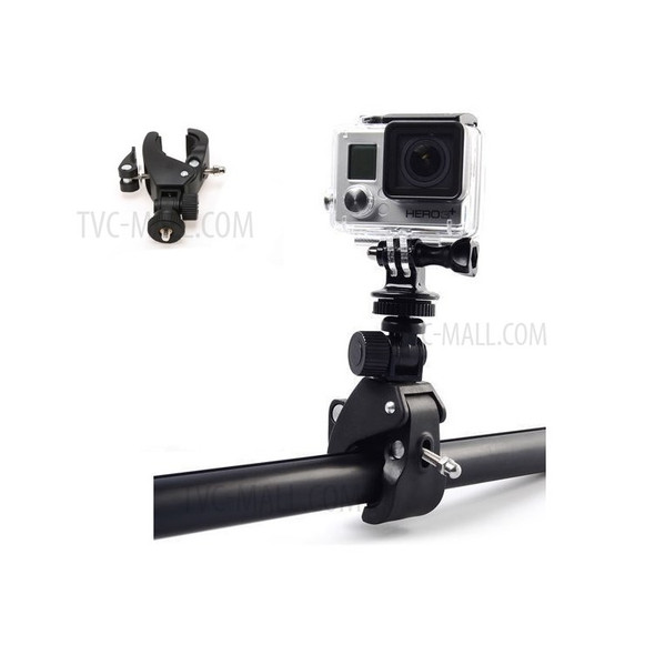 Motorcycle Bicycle Handlebar Mount Clamp for Gopro Hero 3+ 3 2 1 Camera