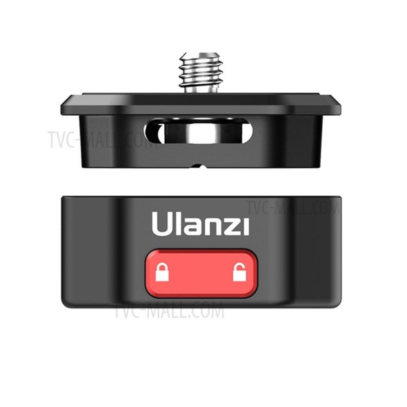 Ulanzi Claw Quick Release Plate Mini QR Plater with 1/4 Inch Screw 50kg Load Bearing for DSLR Camera