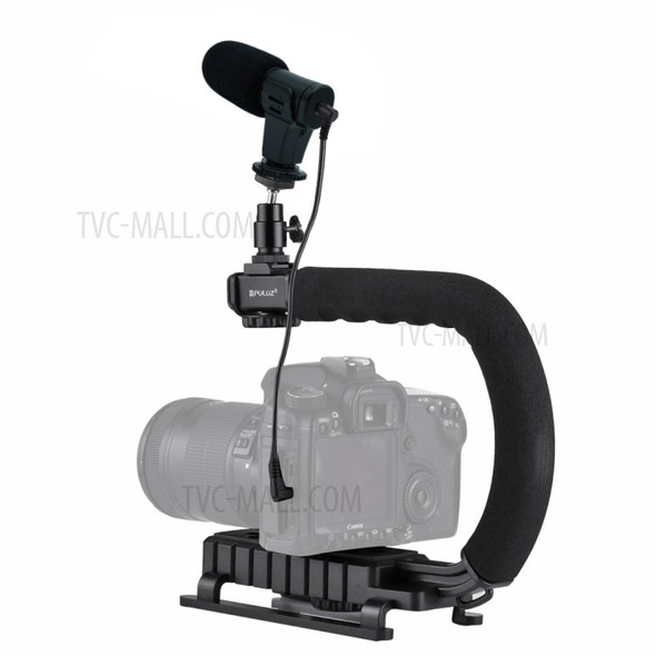PULUZ PKT3011 U Shape DV Stabilizing Handle Bracket for DV Camcorder/DSLR Camera