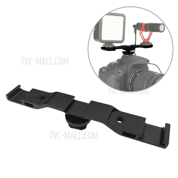 Photography Extension Bar Fill Light Mount Extension Flash Bracket for Nikon Canon Sony DSLR Camera Camcorder