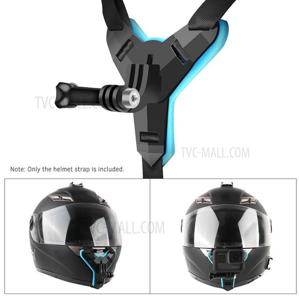 Universal Full Face Motorcycle Helmet Chin Mount Jaw Holder Strap for GoPro Hero 7/6/5/4/3 SJCAM SJ5000/6000/7000 DJI Osmo Action Etc.