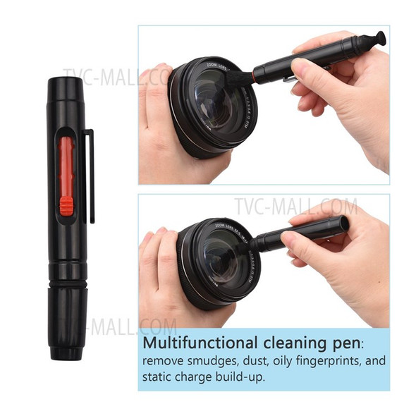 AODOER Professional Camera Cleaning Kit with Lens Dust Blower + Cleaning Pen + Brush + Microfiber Lens Cleaning Cloth for Camera Optics