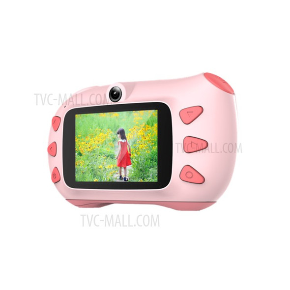 A10 2.0inch IPS Screen HD Digital Video Camera Toy Children Camcorder - Pink