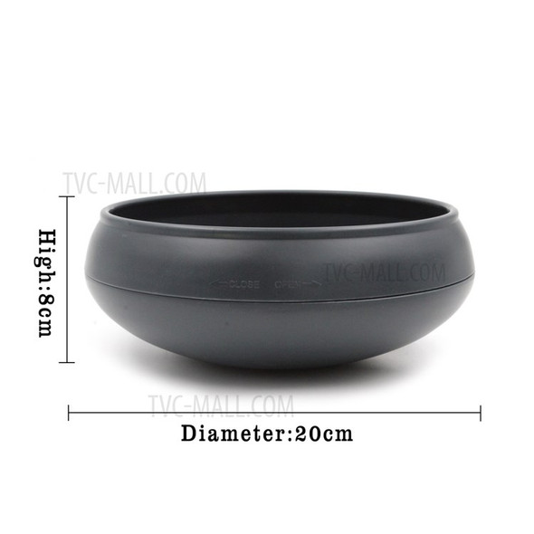 Slow Feeder Dog Bowl Pet Anti Choking Feeding Bowl - Black