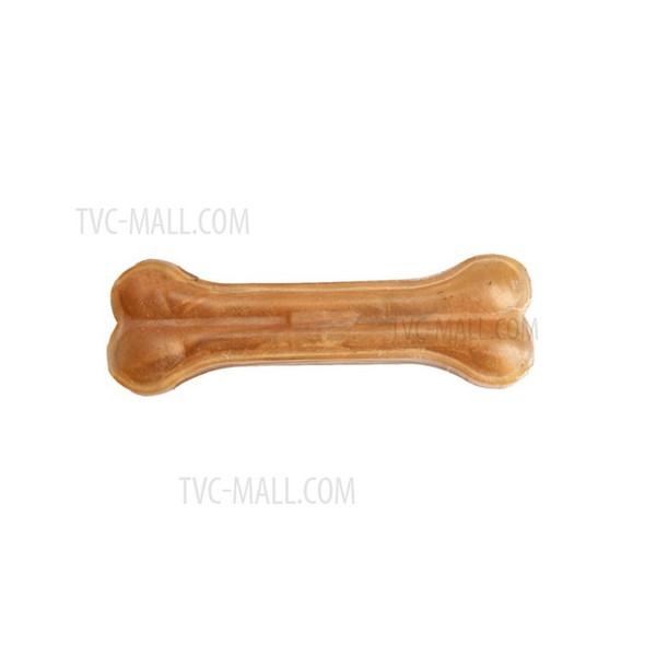 Dog Toy Bite-Resistant Molar Stick Puppy Chew Cowhide Dog Bone - 5 Inches