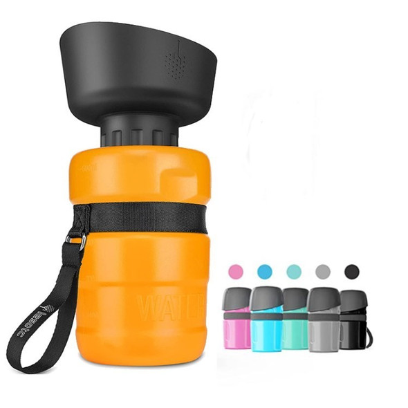 TG-BL038 Pet Water Bottle 520ML Leak Proof Puppy Dog Water Dispenser (BPA-free) - Orange