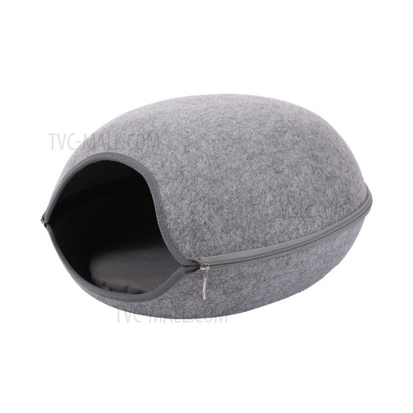 Pet Cave Cat Doggie Cave Bed Mini Lightweight Quality Pet Cave - Grey