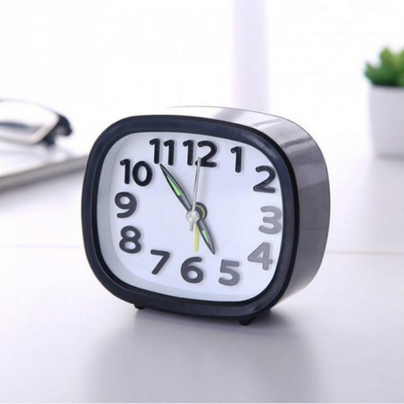 Creative Minimalist Mute Alarm Clock(Square Black)