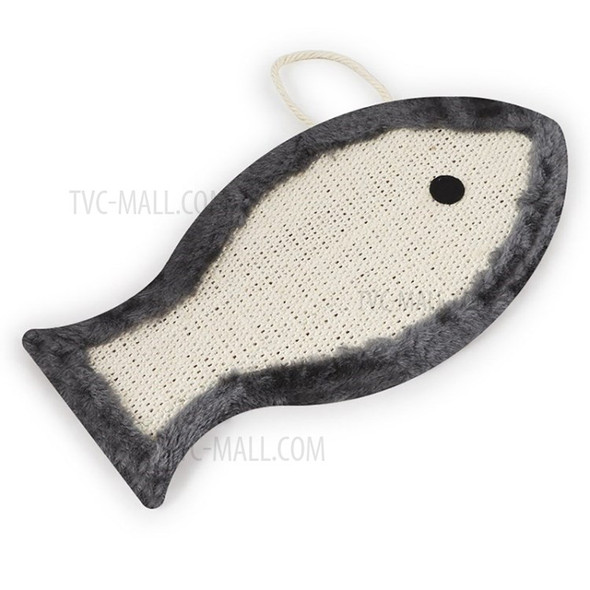 Cat Scratching Board Fish Shaped Cat Claw Toy Pad - Random Color