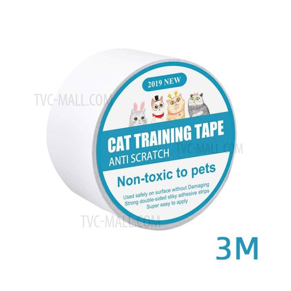 Cat Scratch Deterrent Tape Clear Double-Sided Cat Anti Scratch Training Tape  -  3m/Width: 6.35cm
