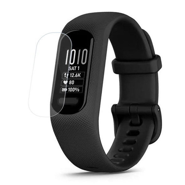 For Garmin Vivosmart 5 Soft HD Clear TPU Film Anti-scratch Full Cover Wear-resistant Screen Cover Shield