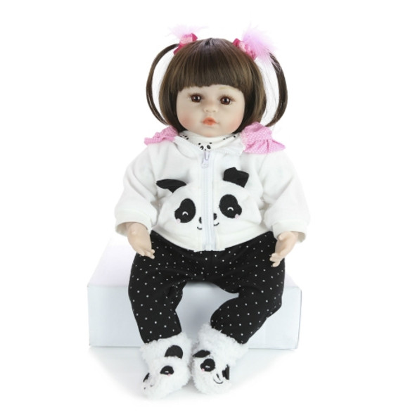 KEIUMI 18 inch Soft Silicone Reborn Doll Christmas Children Toy Gift(Brown Eye)