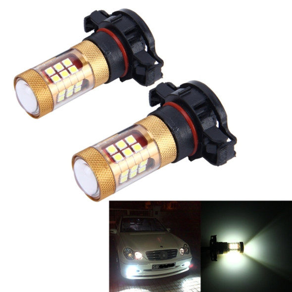 2 PCS H16 10W 1300 LM 6500K 28 SMD-3030 LEDs Car Fog Lights, DC 12V(White Light)