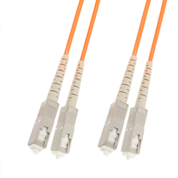 SC-SC Dual-Core Multi Mode Fiber Optic Jumper