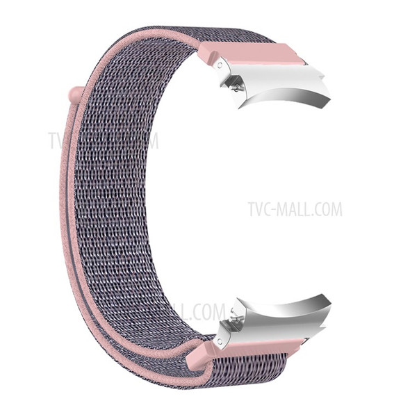 20mm Nylon Sport Loop Watch Band Soft Replacement Wristband for Samsung Galaxy Watch 5 / Watch 5 Pro / Watch4 44mm 40mm / Watch4 Classic 46mm 42mm - Pink / Blue