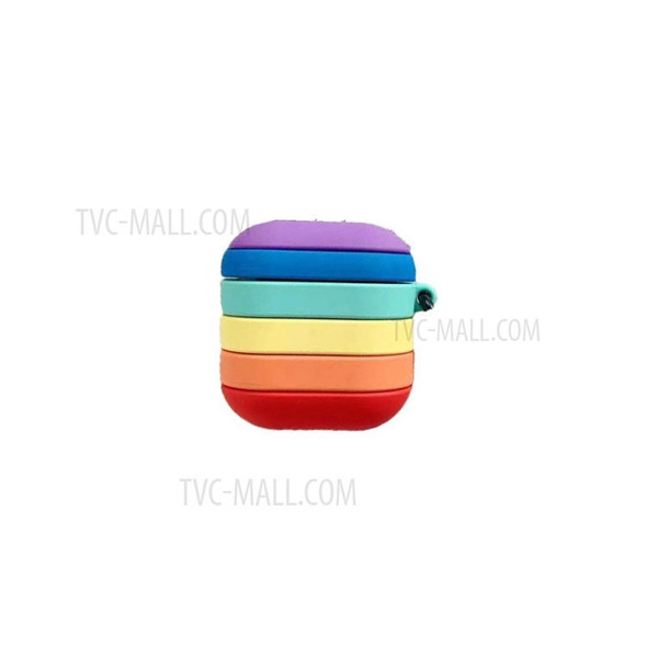 For Apple AirPods 1/2/Pro Earphone Cover Rainbow Bluetooth Headphones Case - for AirPods 1/2