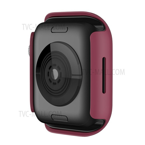 Hard PC Smart Watch Case Frame Protector for Apple Watch Series 7 41mm - Dark Red