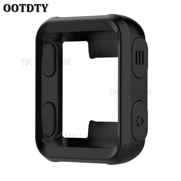 Soft Silicone Protector Watch Case for Garmin Forerunner 35 - Black