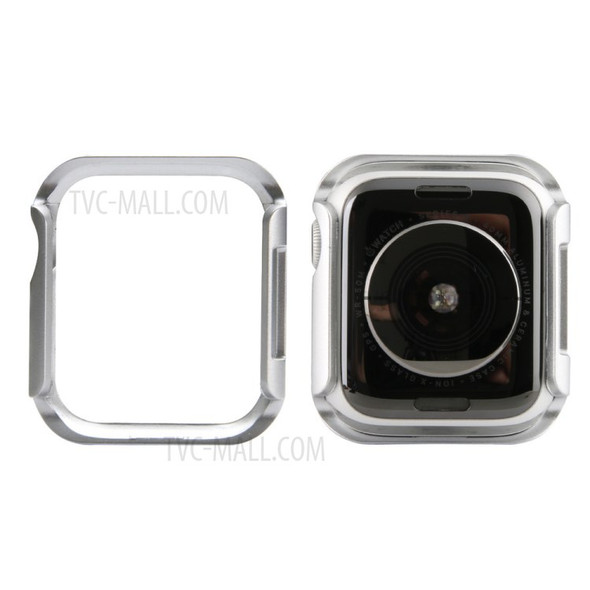 Shock Drop Protector PC Smart Watch Case for Apple Watch Series 4 40mm - Silver
