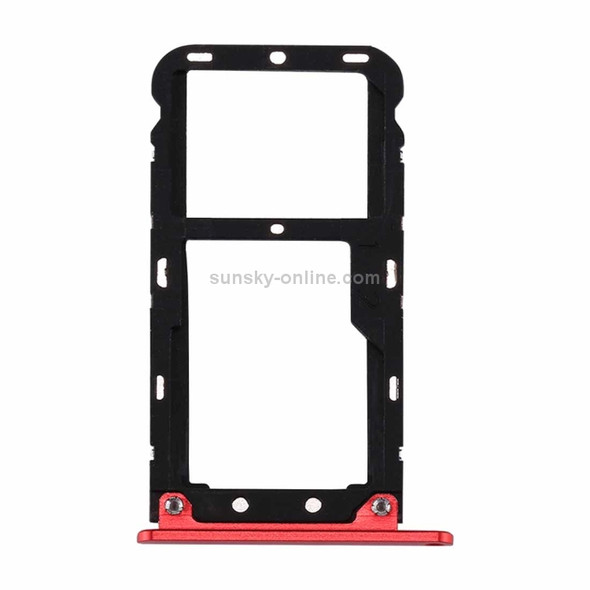 For Xiaomi Mi 5X / A1 SIM & SIM / TF Card Tray(Red)